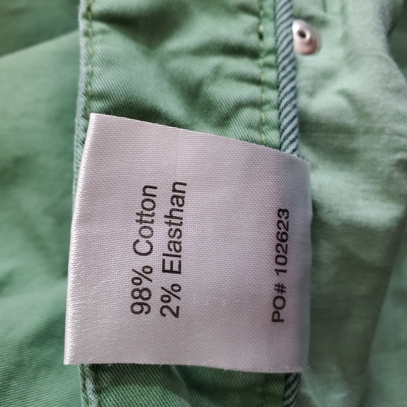 Engbers Men's Pants Straight Leg Stretch Leisure Regular 50 W34 L32 Green. - Picture 6 of 8